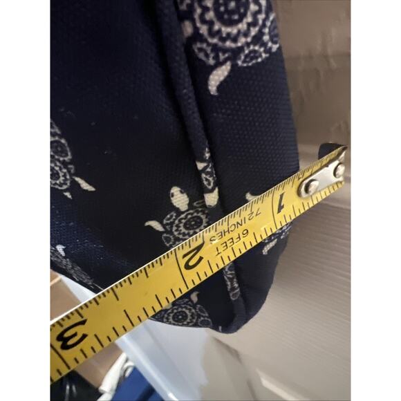 Vera Bradley Sea Turtle Blue/Pink Crossbody Bag - Picture 9 of 11